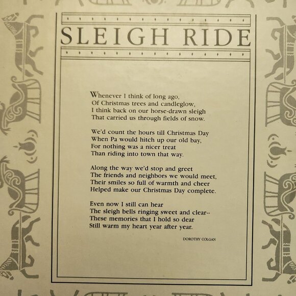 1981 Sleigh Ride An Ornament Shaped Puzzle Hallmark Puzzle - Picture 6 of 6